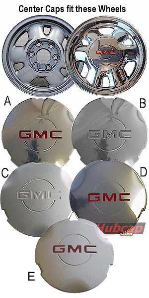 2000 Gmc yukon center caps used #3