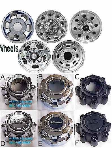 Ford F-250 F-350 OEM Wheel Center Cap 5C34-1A096-LE 2005-2015 Chrome 2
