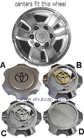 1 1 Avalon Center Cap Solara Etc. Center Cap 42603-AC020 02-07 Toyota Camry 
